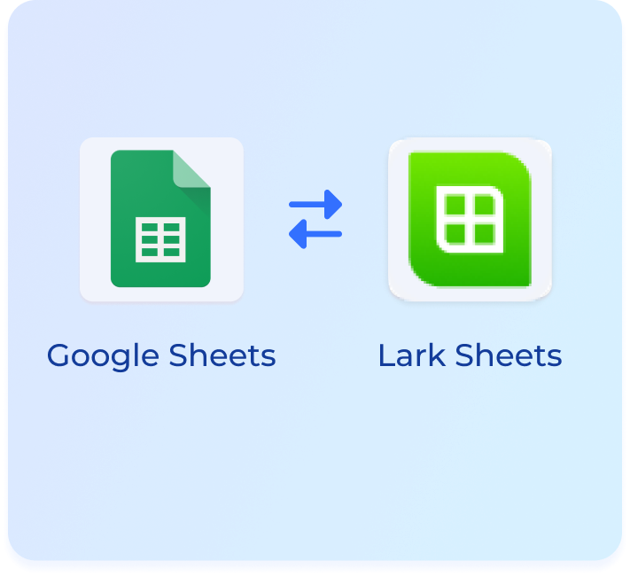 Google Sheets x Lark Sheets Integration