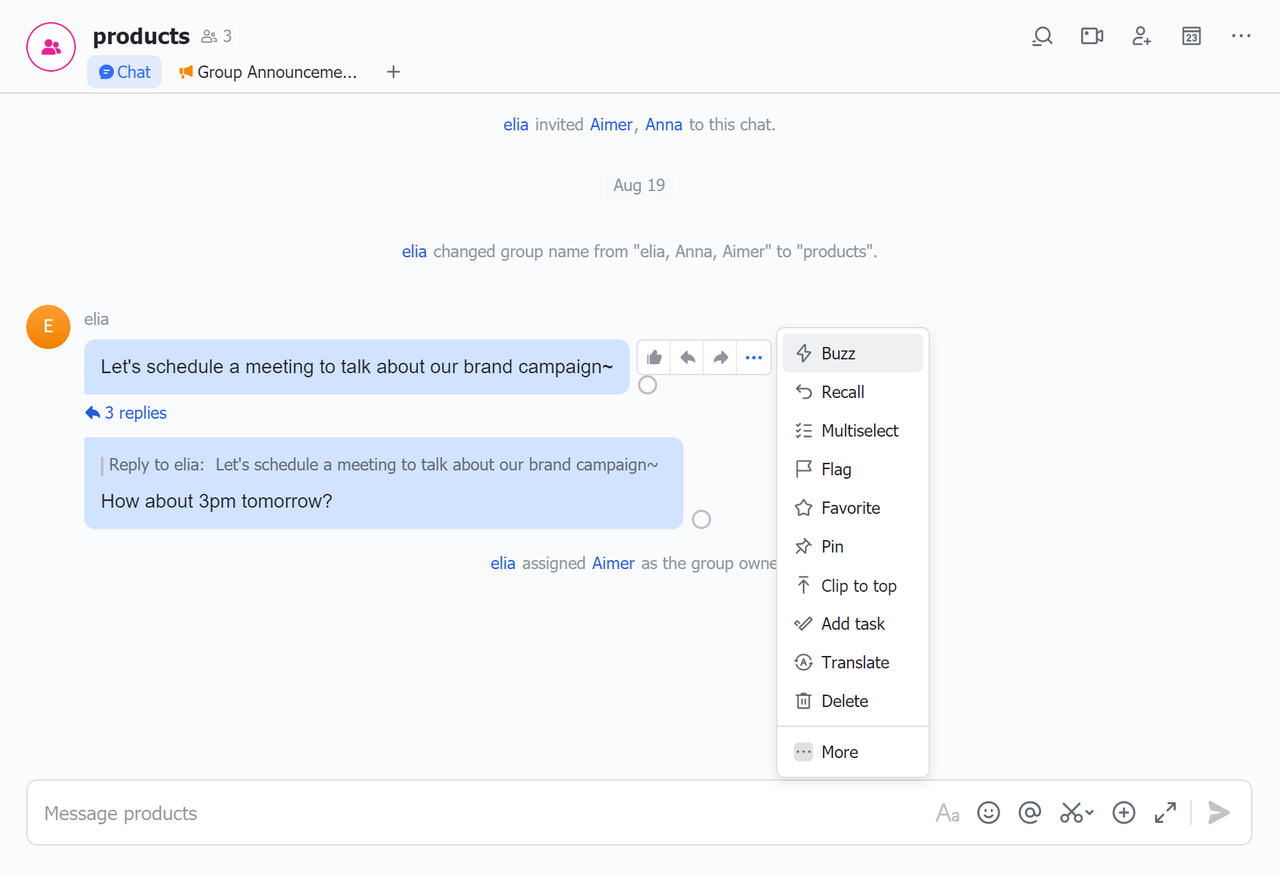 Sử dụng buzz trên máy tính để bàn