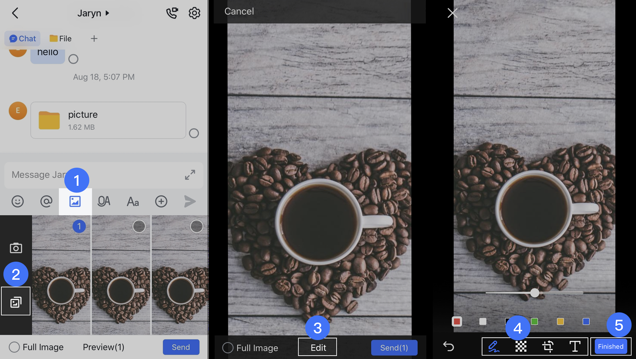 Chỉnh sửa hình ảnh cách 2