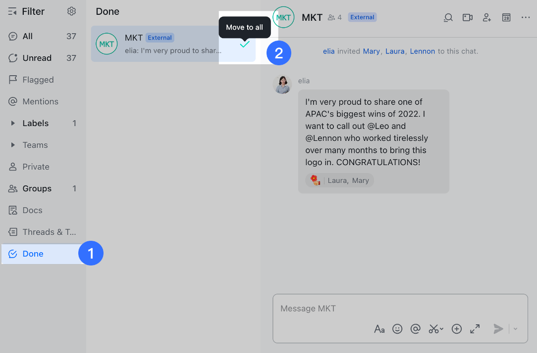Xoá lịch sử trò chuyện trên máy tính bàn 2