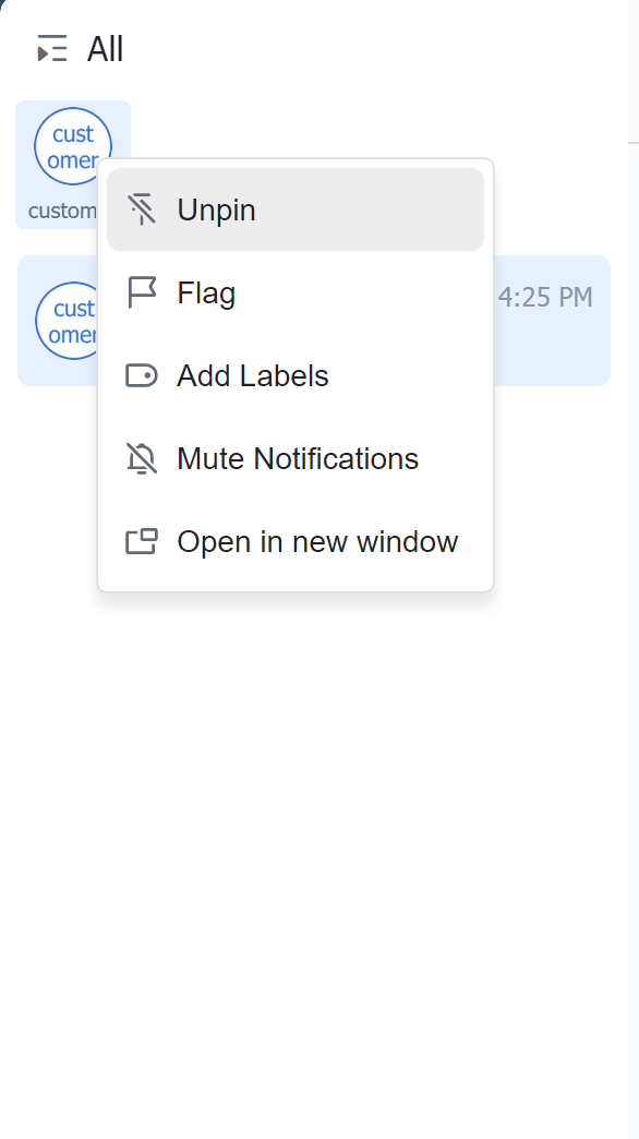 Bỏ ghim trên máy tính để bàn cách 1