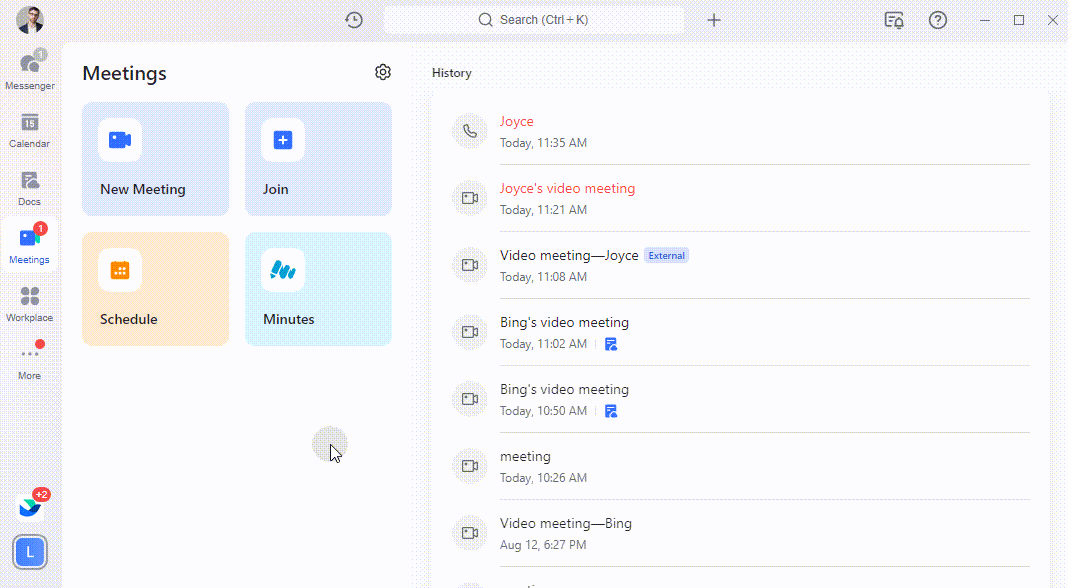 Trả lời cuộc họp bị bỏ lỡ