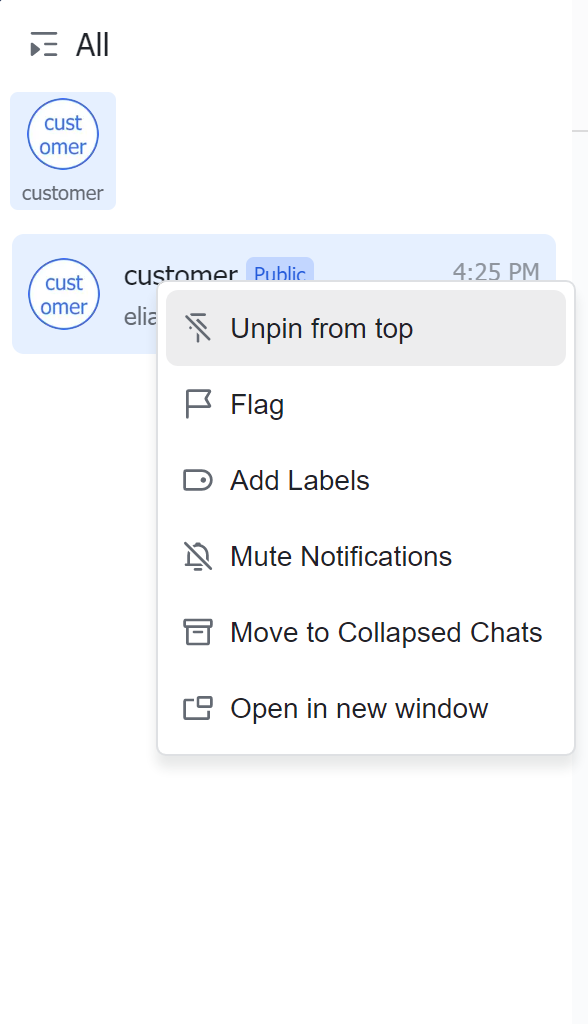 Bỏ ghim trên máy tính để bàn cách 2