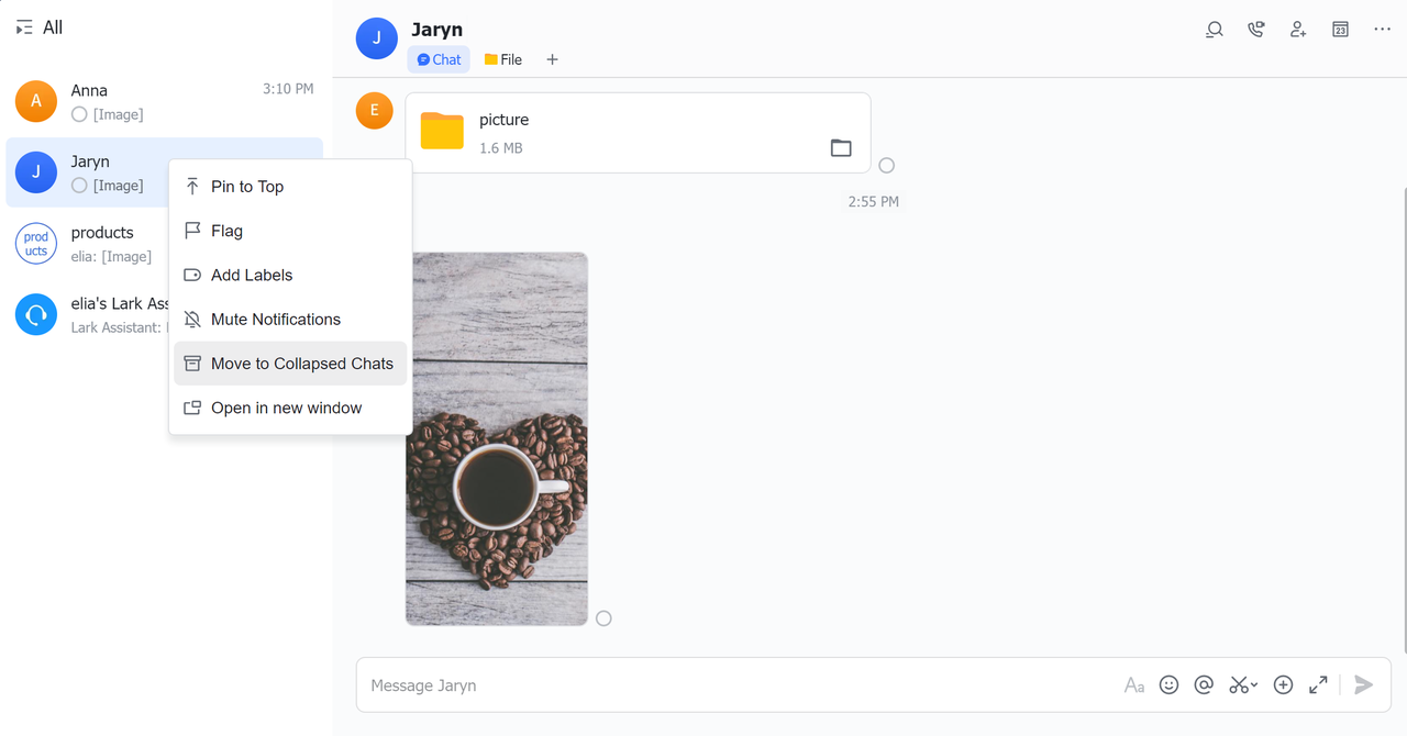 Trò chuyện đã thu gọn