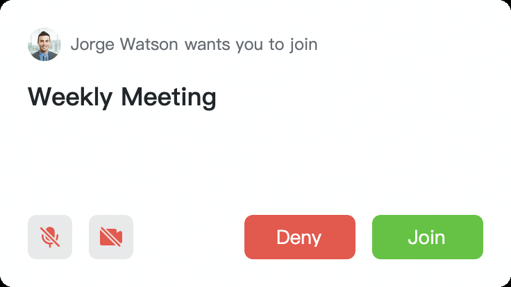 Trả lời lời mời họp để tham gia cuộc họp