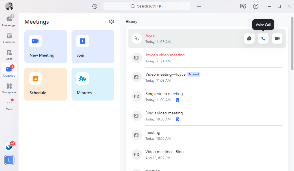 Trả lời cuộc họp bị nhỡ