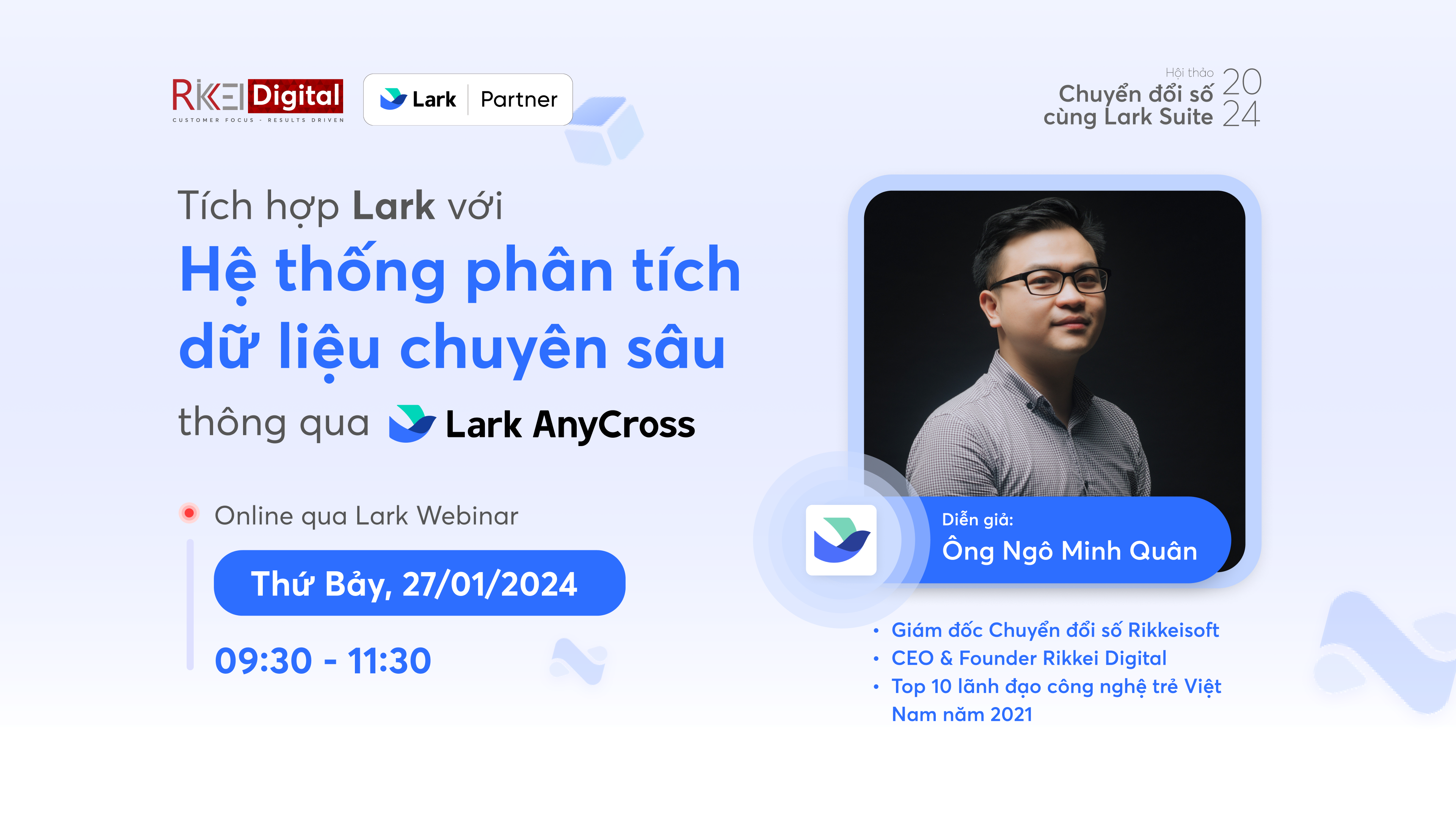 Webinar: "Tích hợp dữ liệu cùng Lark AnyCross"