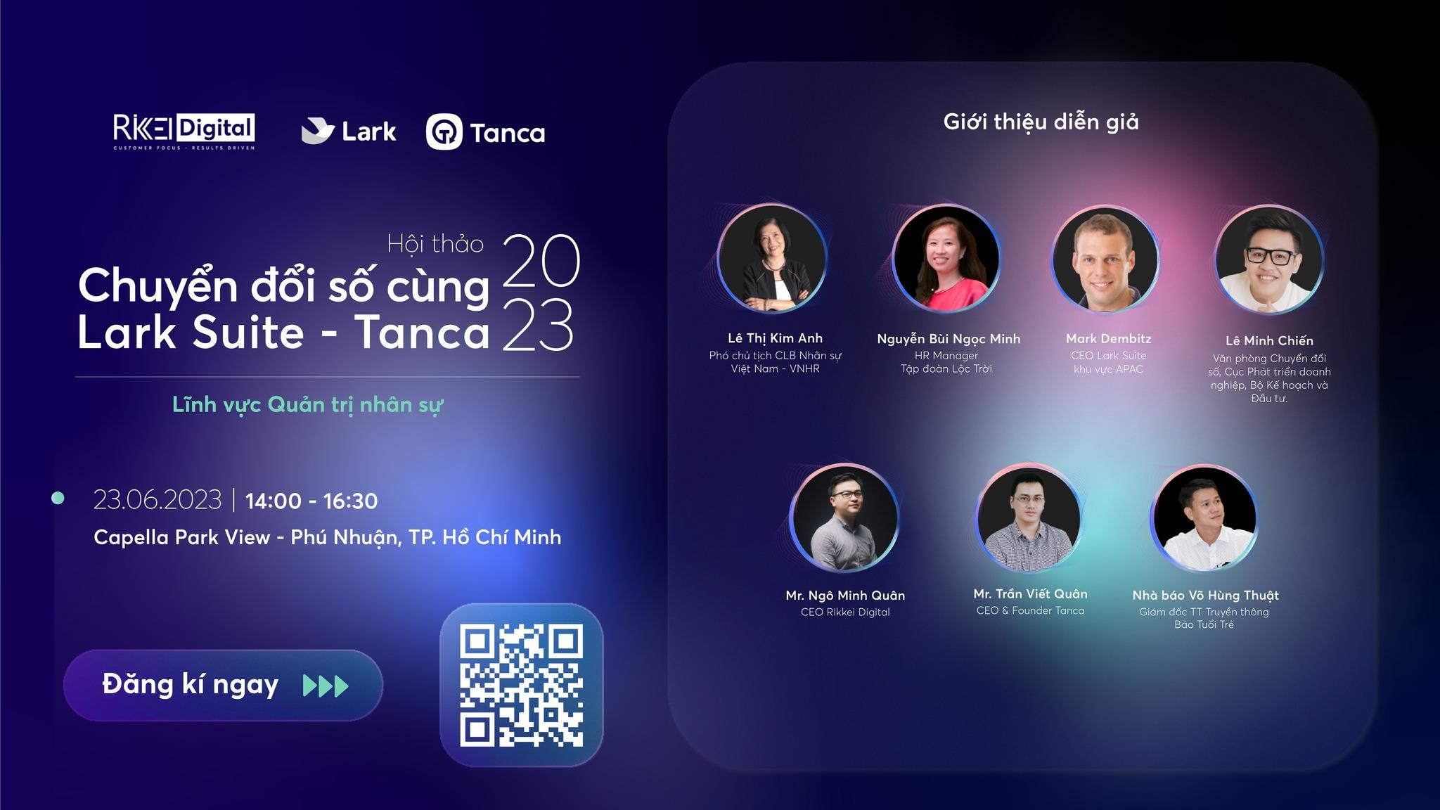 Chuyển đổi số cùng Lark Suite - Tanca trong lĩnh vực quản trị nhân sự
