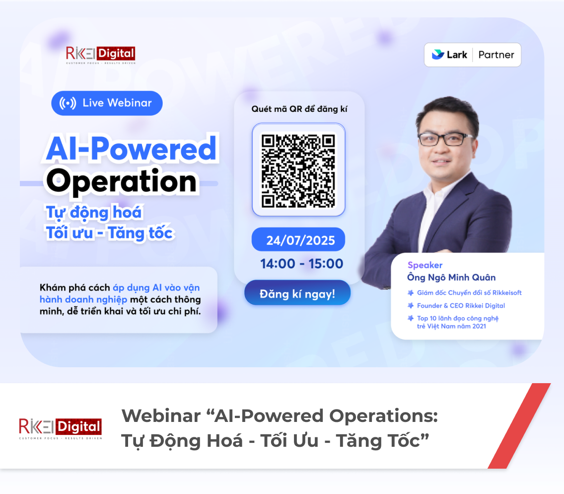 Webinar "AI-Powered Operations: Tự động hóa – Tối ưu – Tăng tốc"