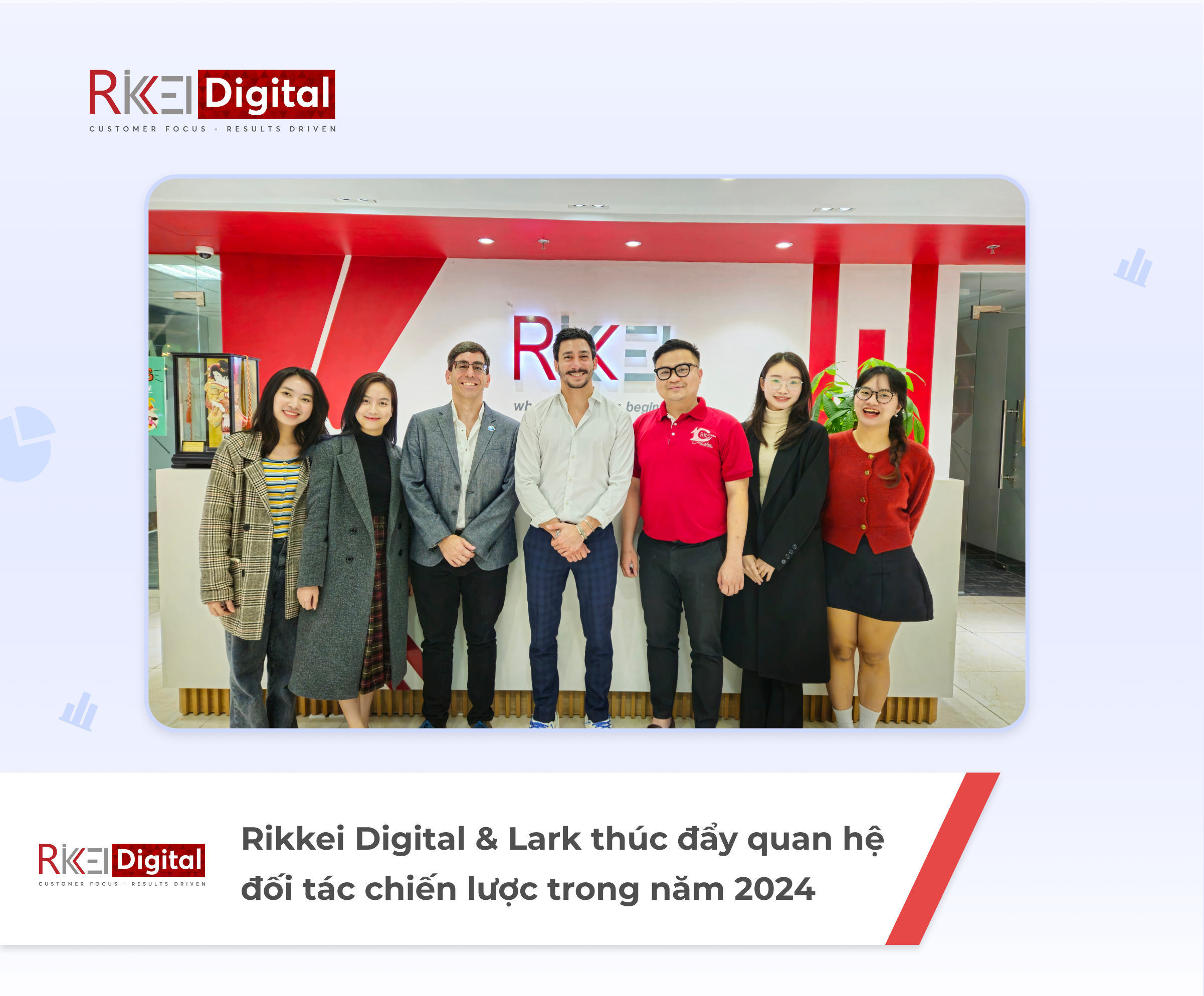 Rikkei Digital và Lark thúc đẩy quan hệ đối tác chiến lược trong năm 2024