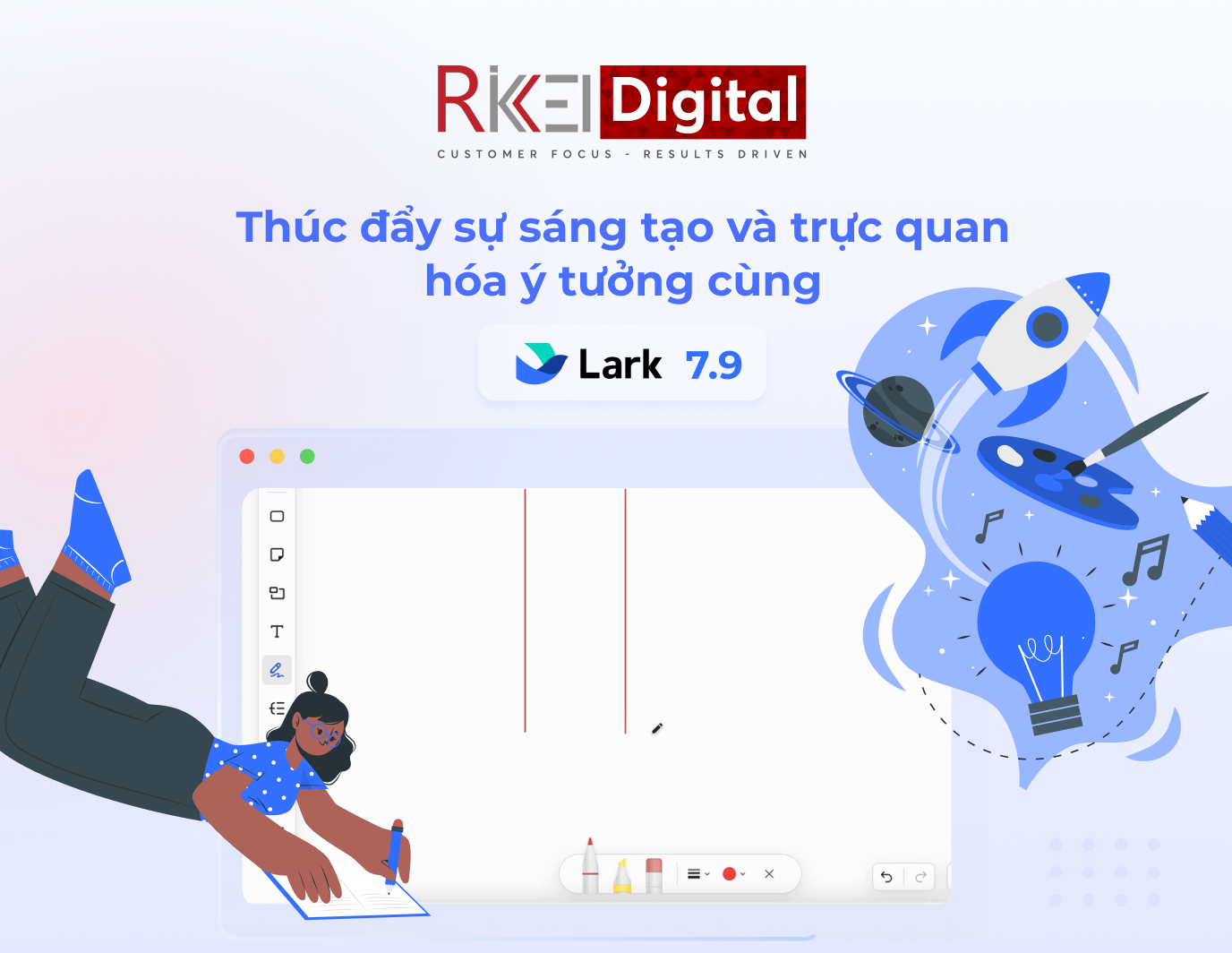 Lark phiên bản 7.9: Thúc đẩy sự sáng tạo và trực quan hóa ý tưởng