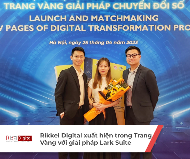 Rikkei Digital được vinh danh trong Trang Vàng Chuyển đổi số Doanh nghiệp