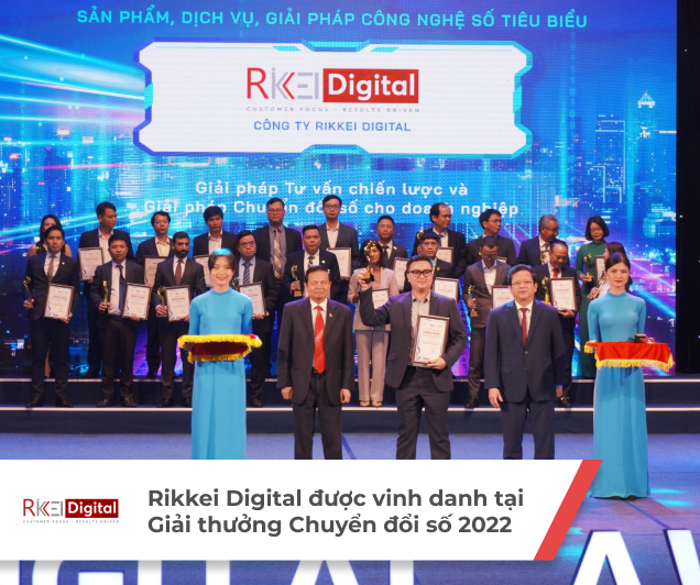 Rikkei Digital được vinh danh tại Giải thưởng Chuyển đổi số 2022