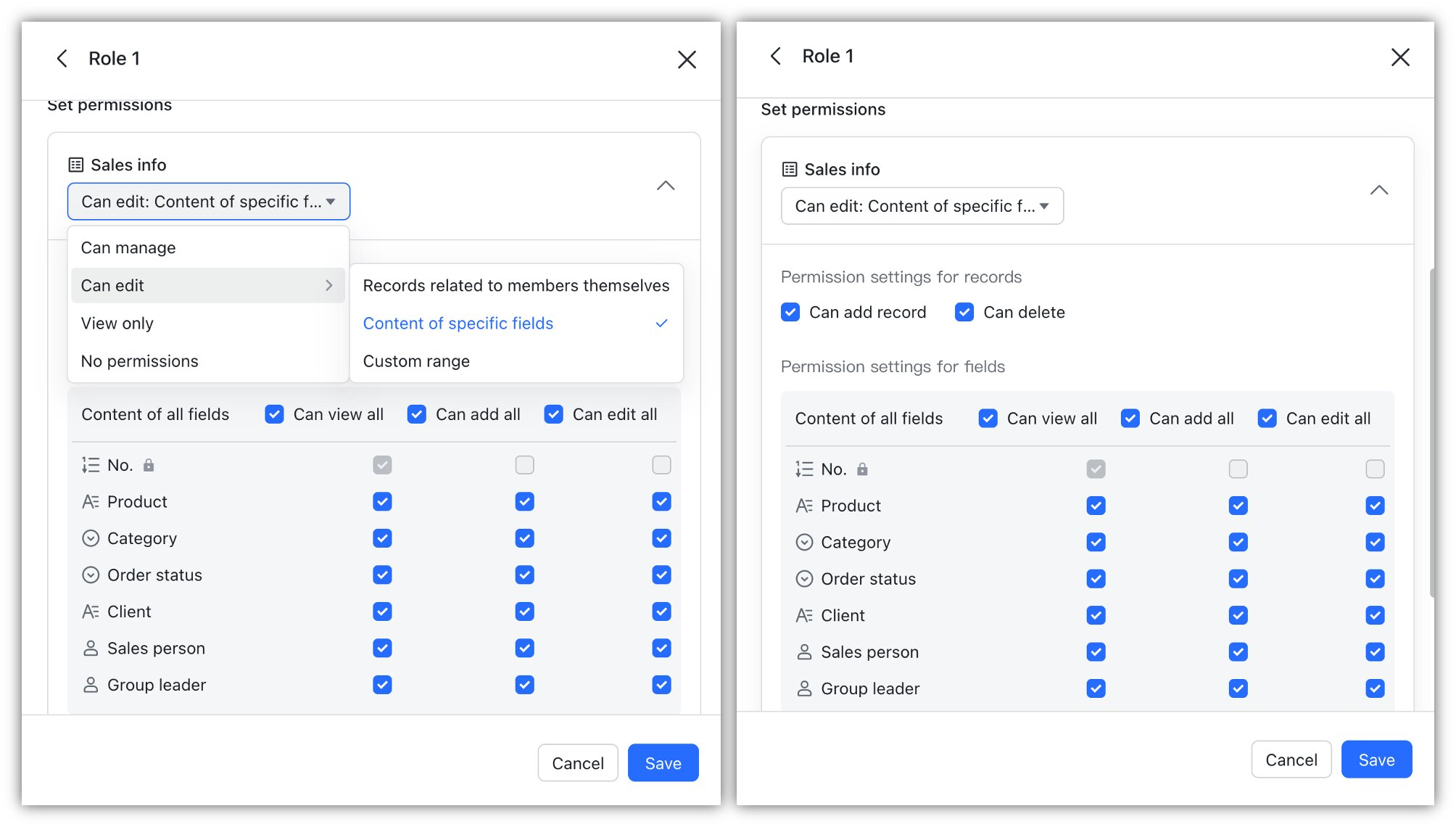 Phân quyền theo data