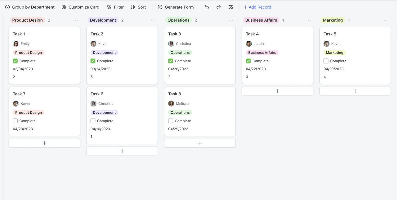 Template Phân công nhiệm vụ nhóm