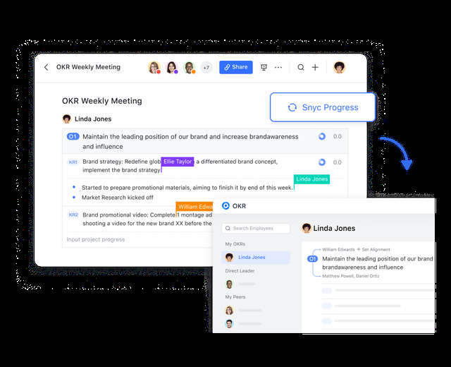 Theo dõi, chia sẻ & review OKR