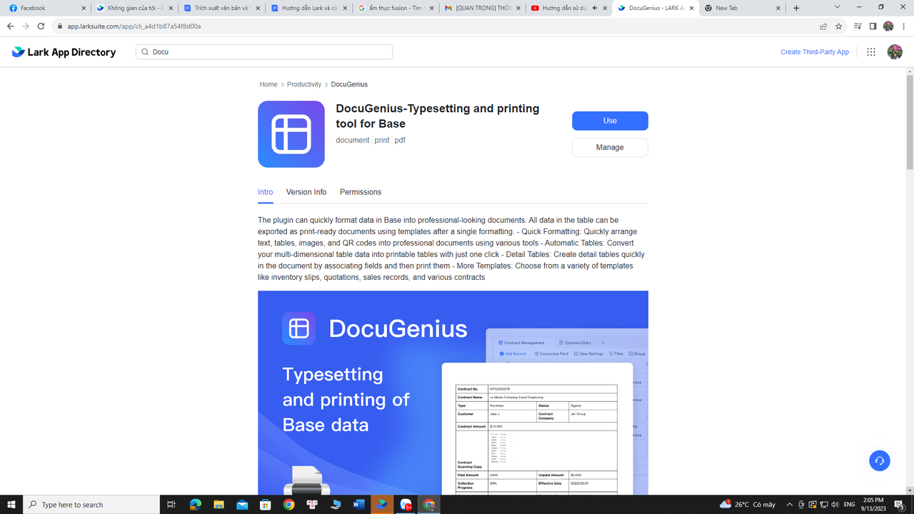Hướng dẫn sử dụng tính năng DocuGenius 1