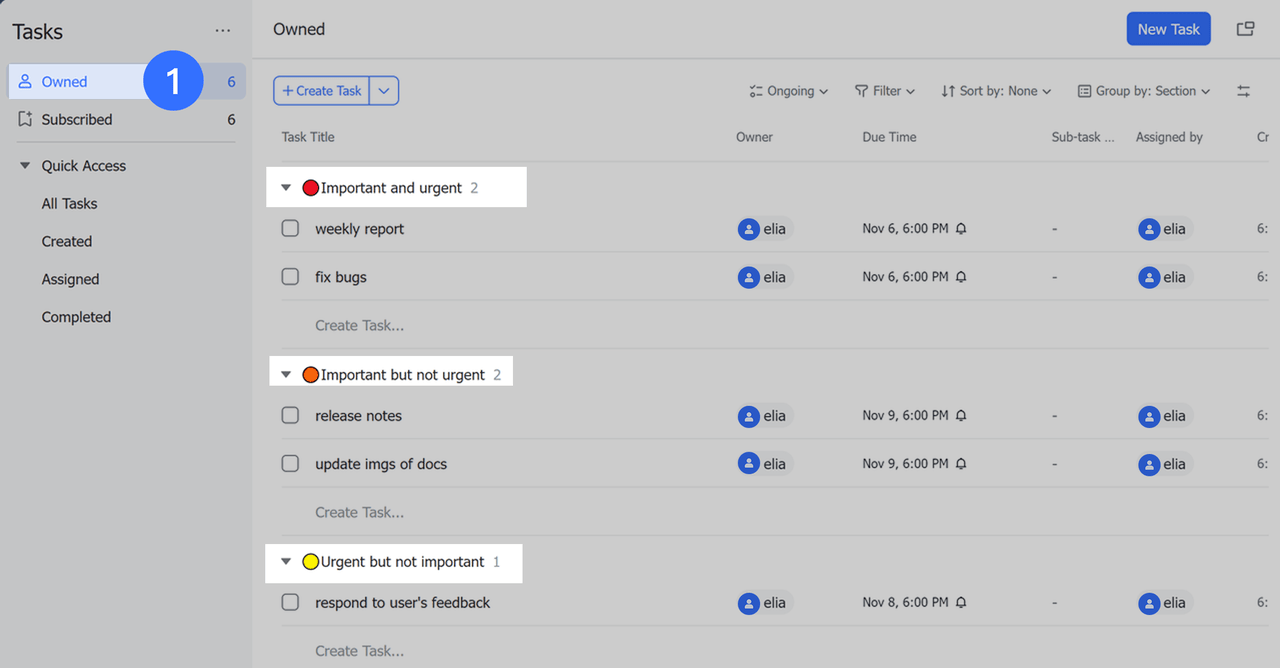 Lên Kế hoạch và Lịch làm việc