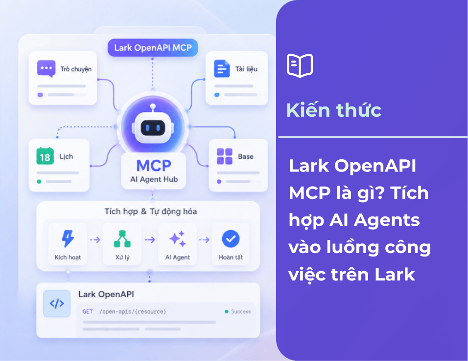 Lark OpenAPI MCP là gì? Tích hợp AI Agents vào luồng công việc trên Lark