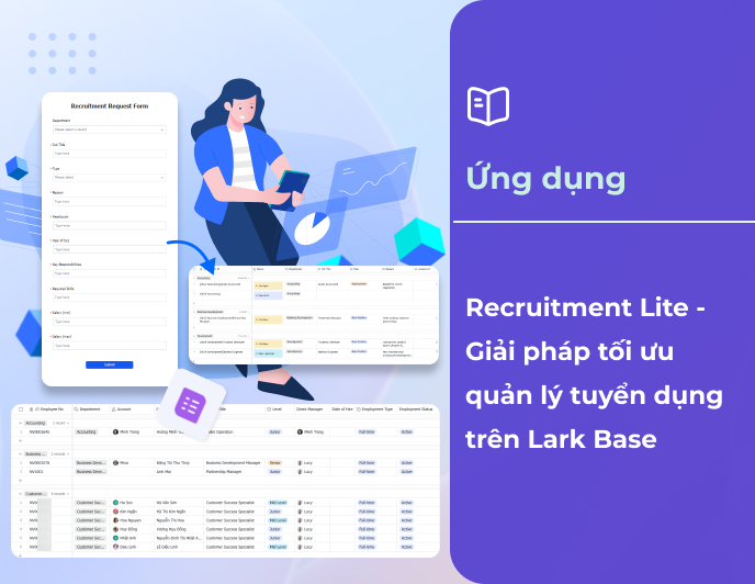 Recruitment Lite - Giải pháp tối ưu quản lý tuyển dụng trên Lark Base