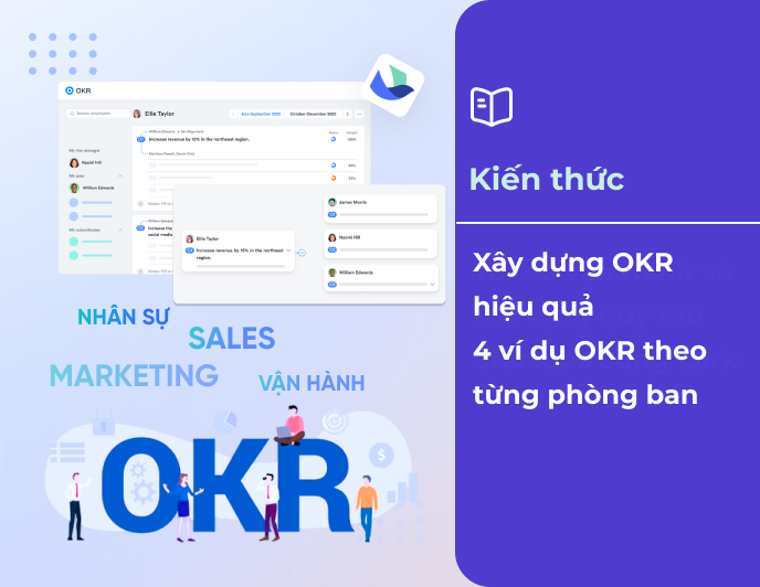 Xây dựng OKR hiệu quả -  4 ví dụ OKR theo từng phòng ban