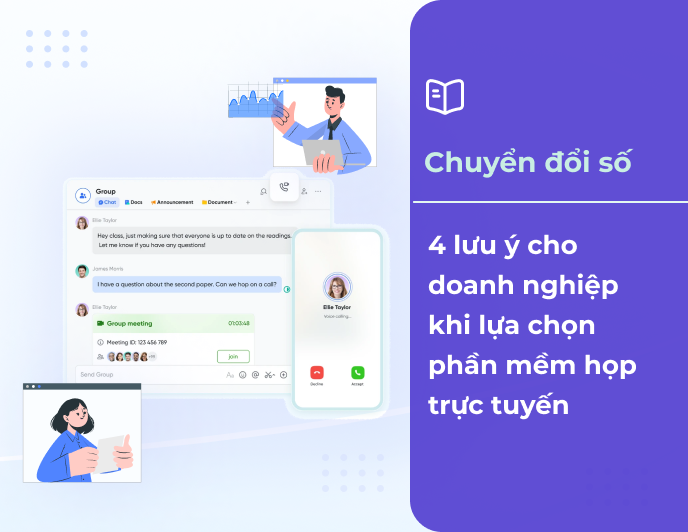 4 lưu ý cho doanh nghiệp khi lựa chọn phần mềm họp trực tuyến