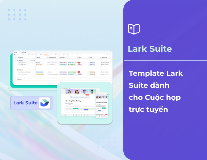 Template Lark Suite dành cho Cuộc họp trực tuyến