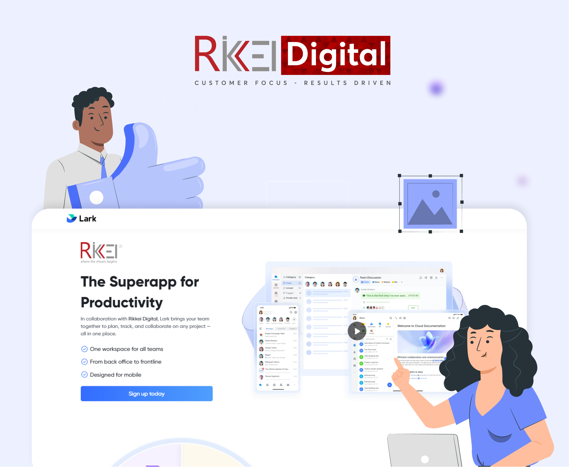 rikkei digital lark suite