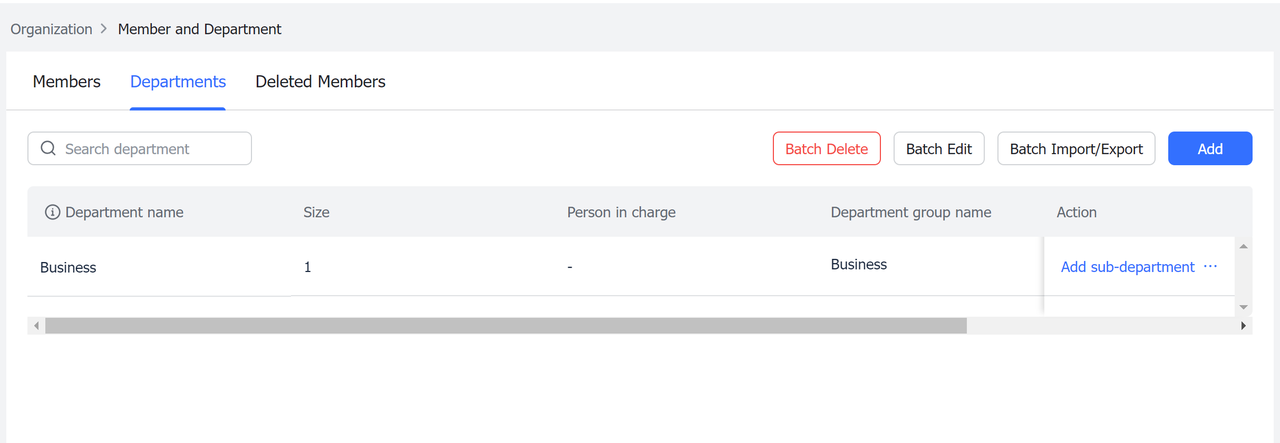 Tạo cấu trúc tổ chức của bạn