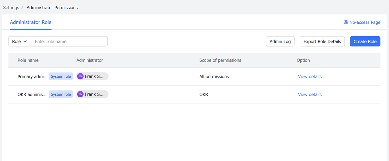 Tạo cấu trúc tổ chức của bạn