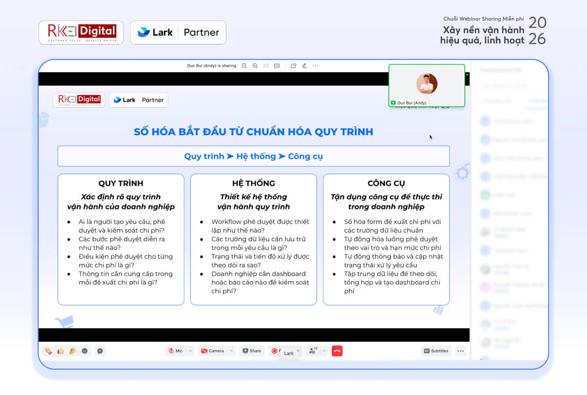 Webinar #3: Số h&oacute;a quy tr&igrave;nh ph&ecirc; duyệt chi ph&iacute; &ndash; thanh to&aacute;n minh bạch, nhanh ch&oacute;ng
