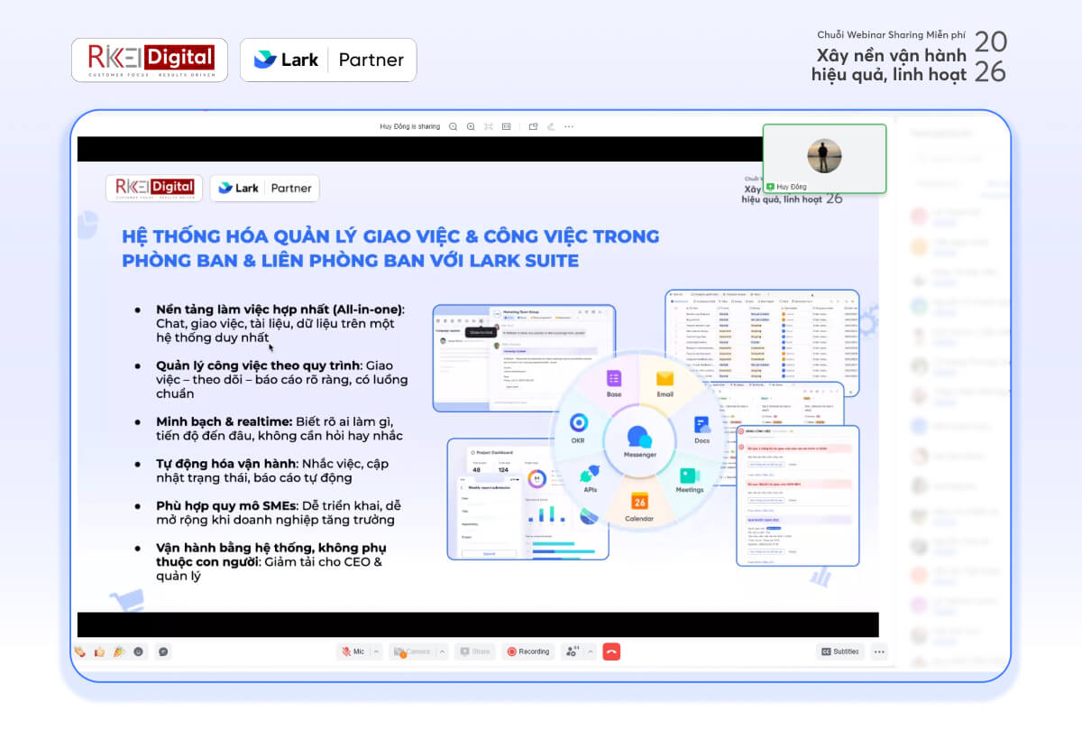Webinar #2: Hệ thống h&oacute;a quản l&yacute; giao việc & c&ocirc;ng việc trong ph&ograve;ng ban v&agrave; li&ecirc;n ph&ograve;ng ban