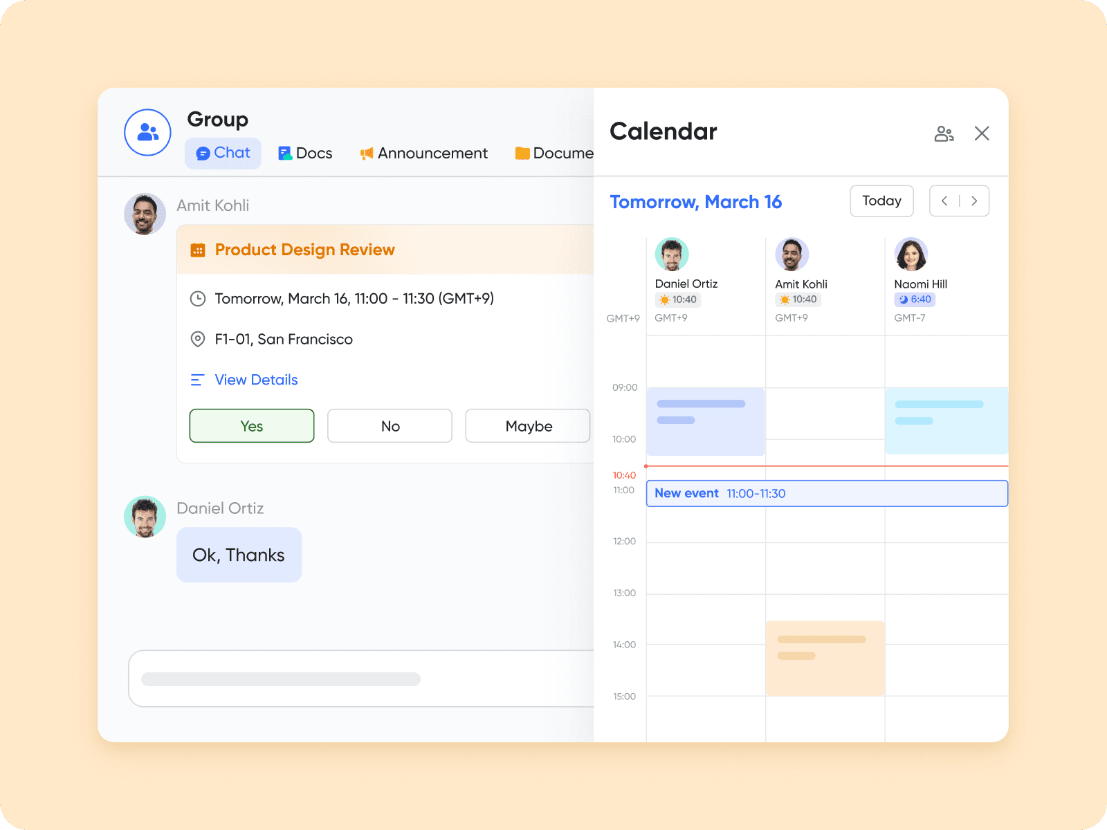 Lark Calendar