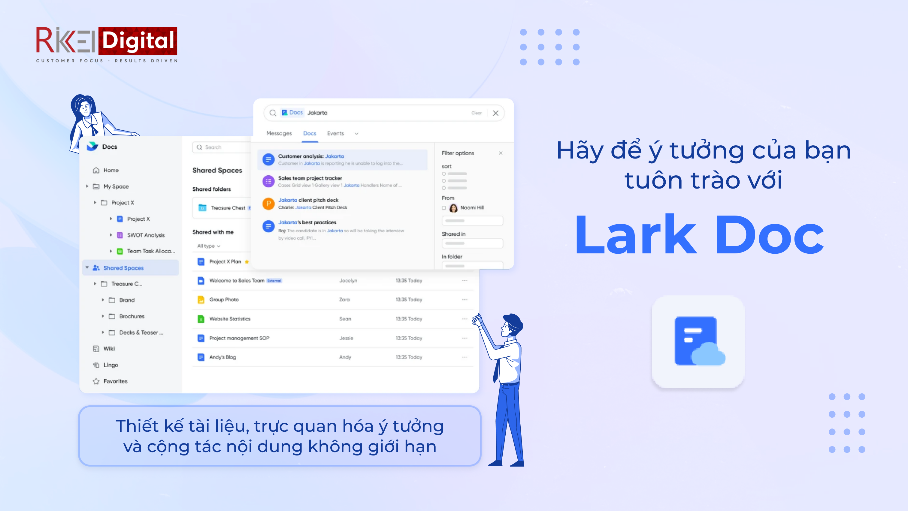Lark Docs: Sáng tạo và cộng tác ở mọi nơi, trên mọi thiết bị