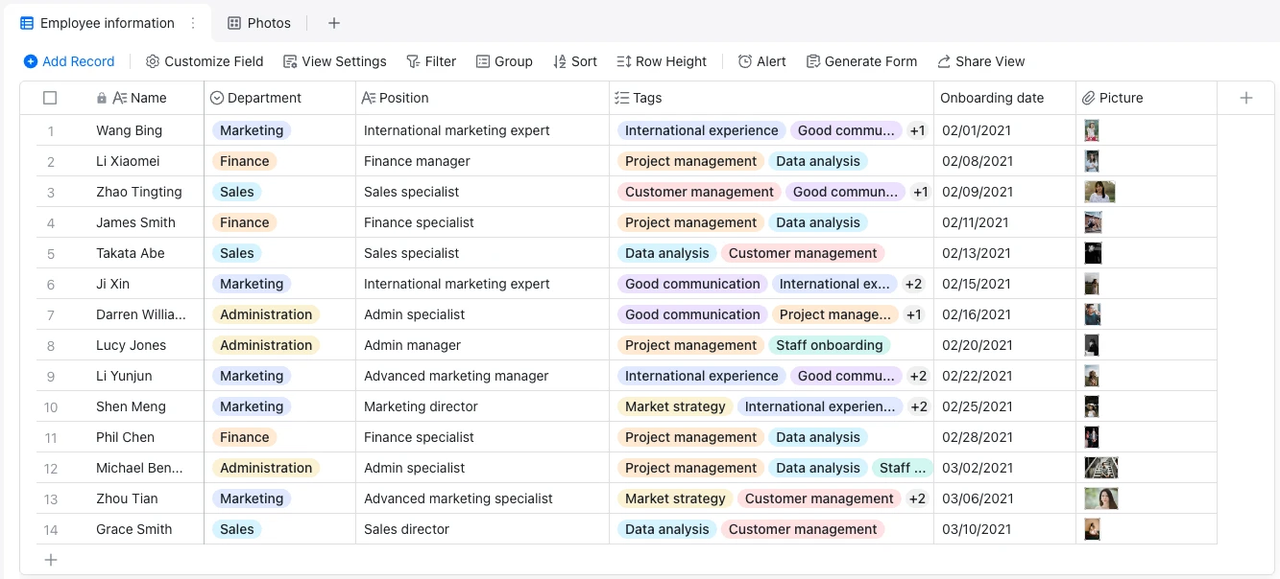 Cung cấp các template quản lý nhân sự chuyên nghiệp