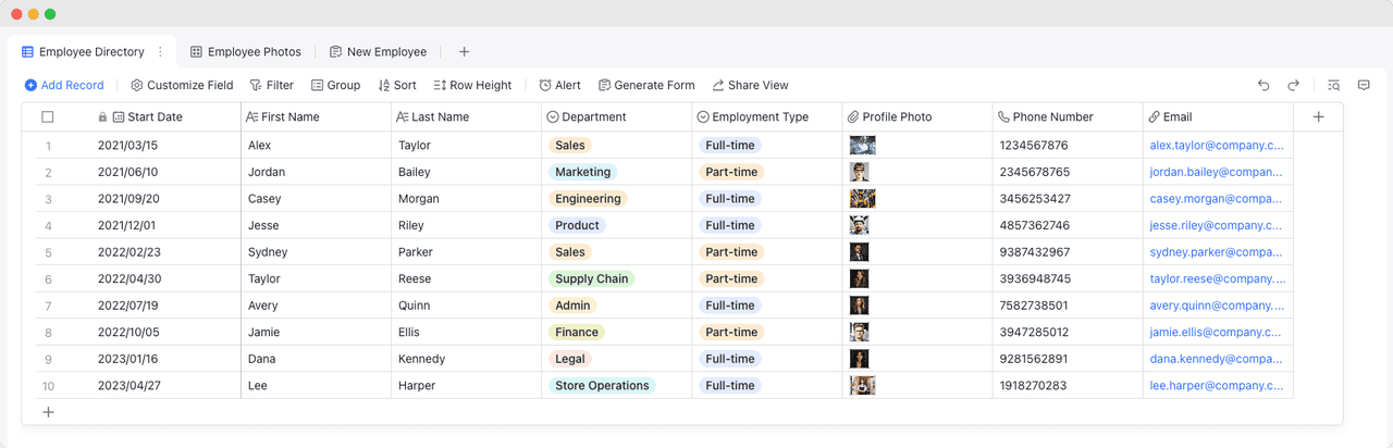 Quản lý dữ liệu của nhân sự trên một nền tảng duy nhất