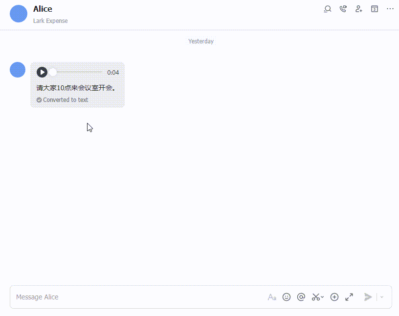 Tin nhắn âm thanh và văn bản