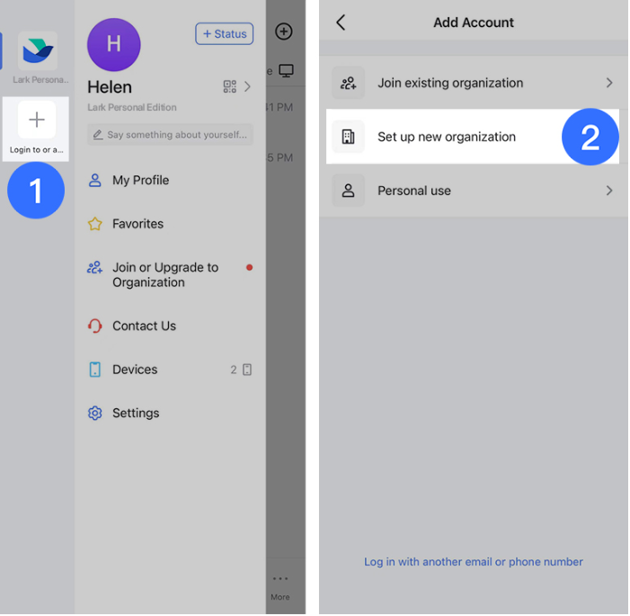 cách thêm tài khoản doanh nghiệp
