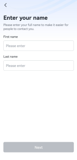 nhập họ và tên của quản trị viên doanh nghiệp