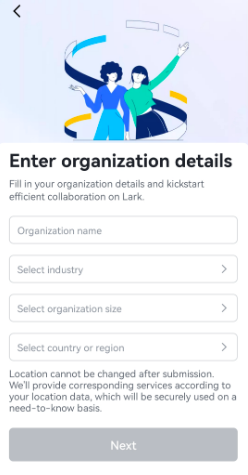 nhập thông tin chi tiết về doanh nghiệp